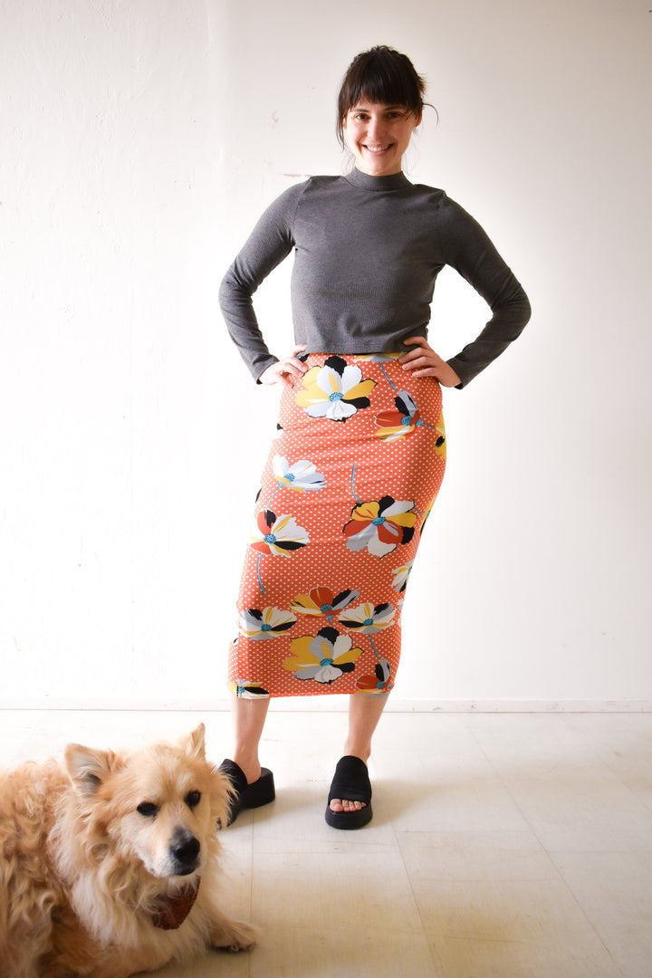 Inese Skirt 2.0 in Orange Appeal