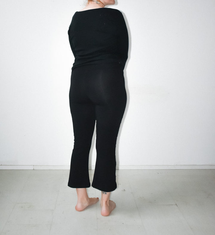 Doppel Pant in Onyx Knit