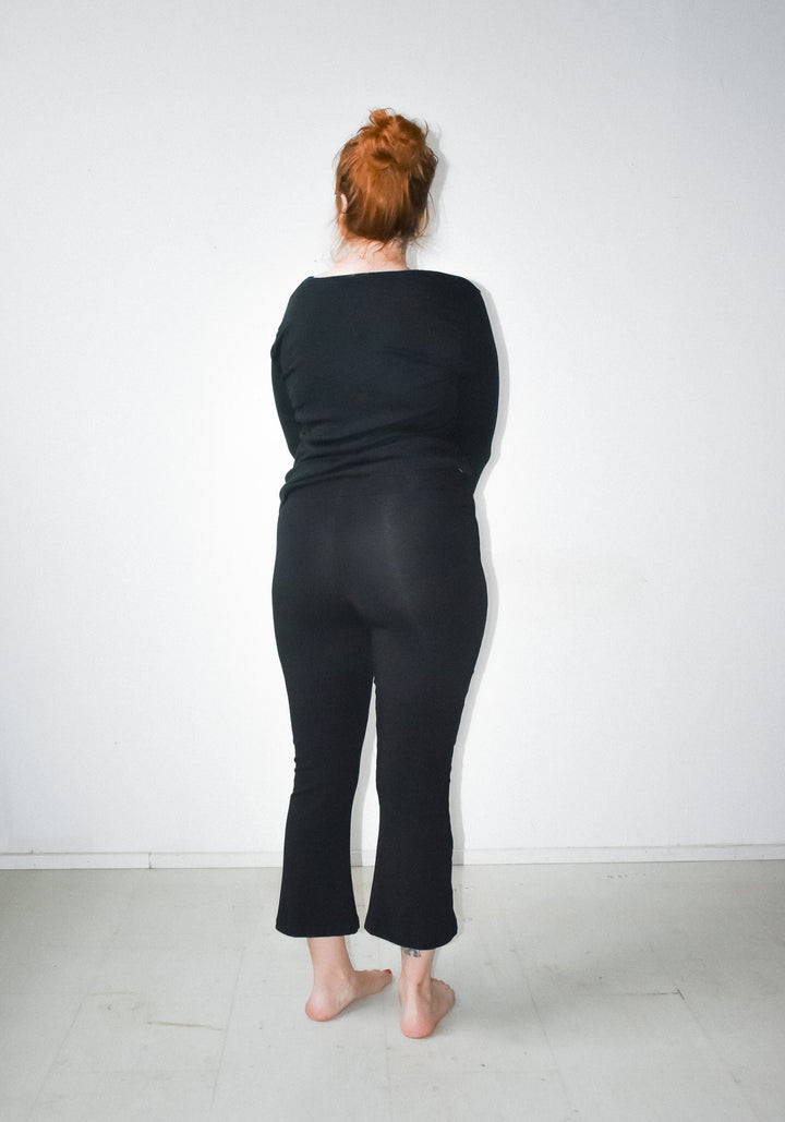 Doppel Pant in Onyx Knit