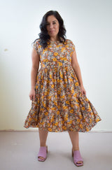 Prism Dress in Saffron Floral