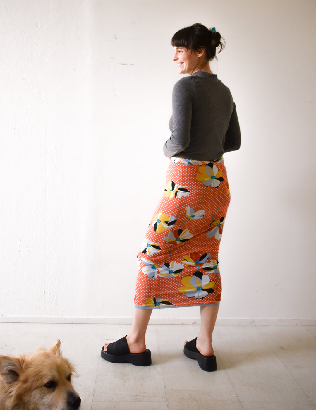 Inese Skirt 2.0 in Orange Appeal