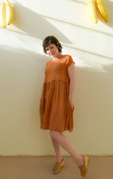 Florence Dress in Sunburst Leonotis