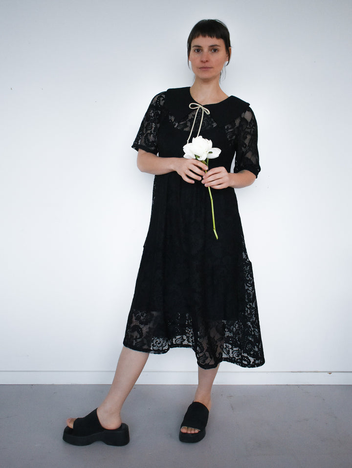Elise Dress in Onyx