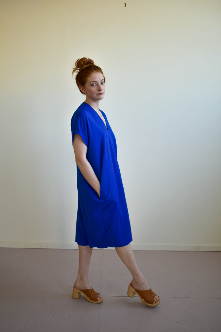 Classic Kaftan in New Moon Ultra Blue