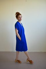Classic Kaftan in New Moon Ultra Blue