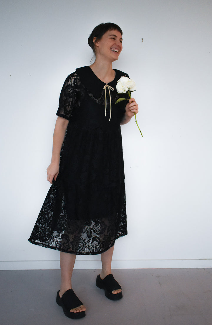 Elise Dress in Onyx