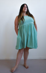 Meredith Dress in Lagoon