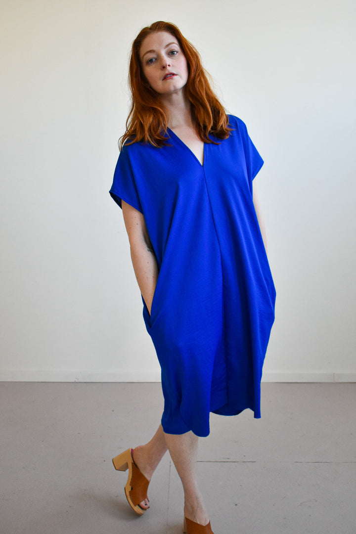 Classic Kaftan in New Moon Ultra Blue