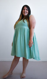 Meredith Dress in Lagoon