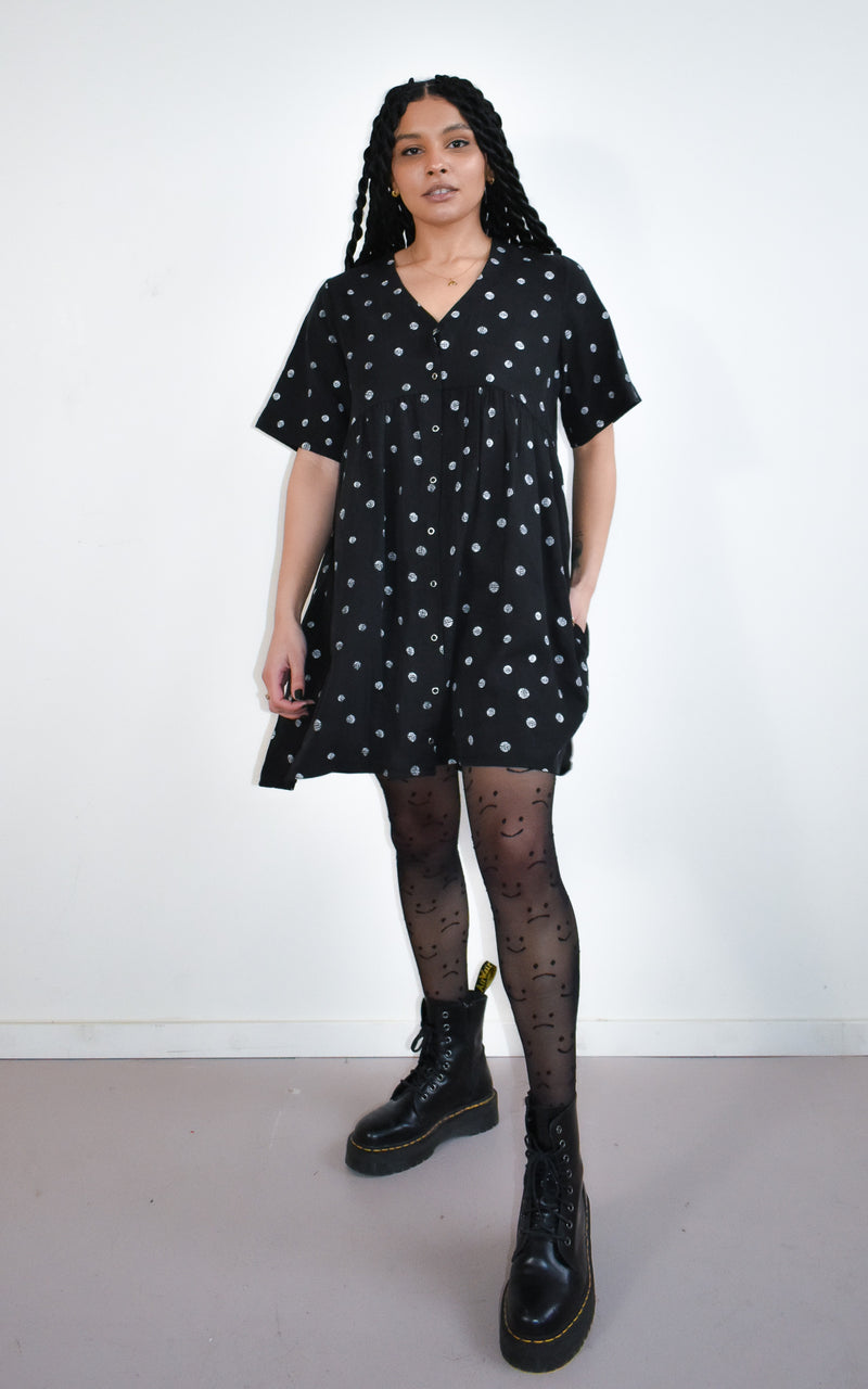Caitlyn Dress in TOTALLY BESTIES dot