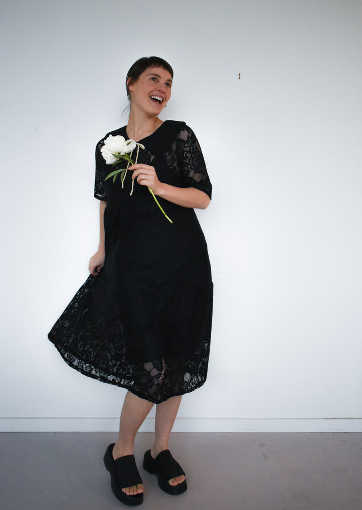 Elise Dress in Onyx