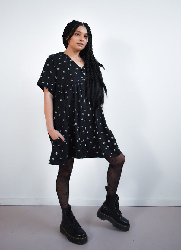 Caitlyn Dress in TOTALLY BESTIES dot