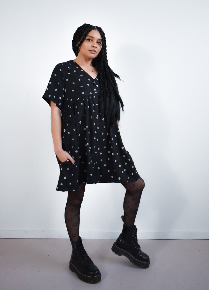 Caitlyn Dress in TOTALLY BESTIES dot