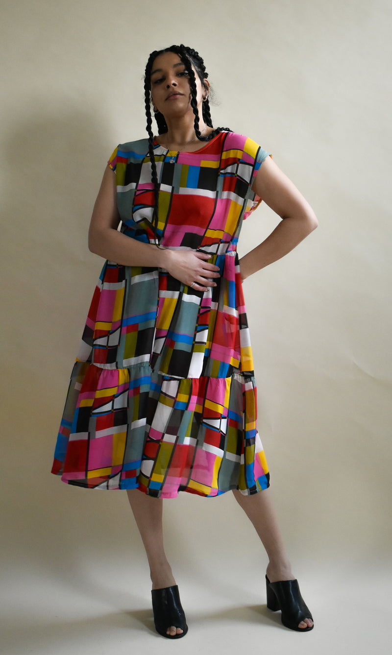 Prism Dress in Bauhaus Vision