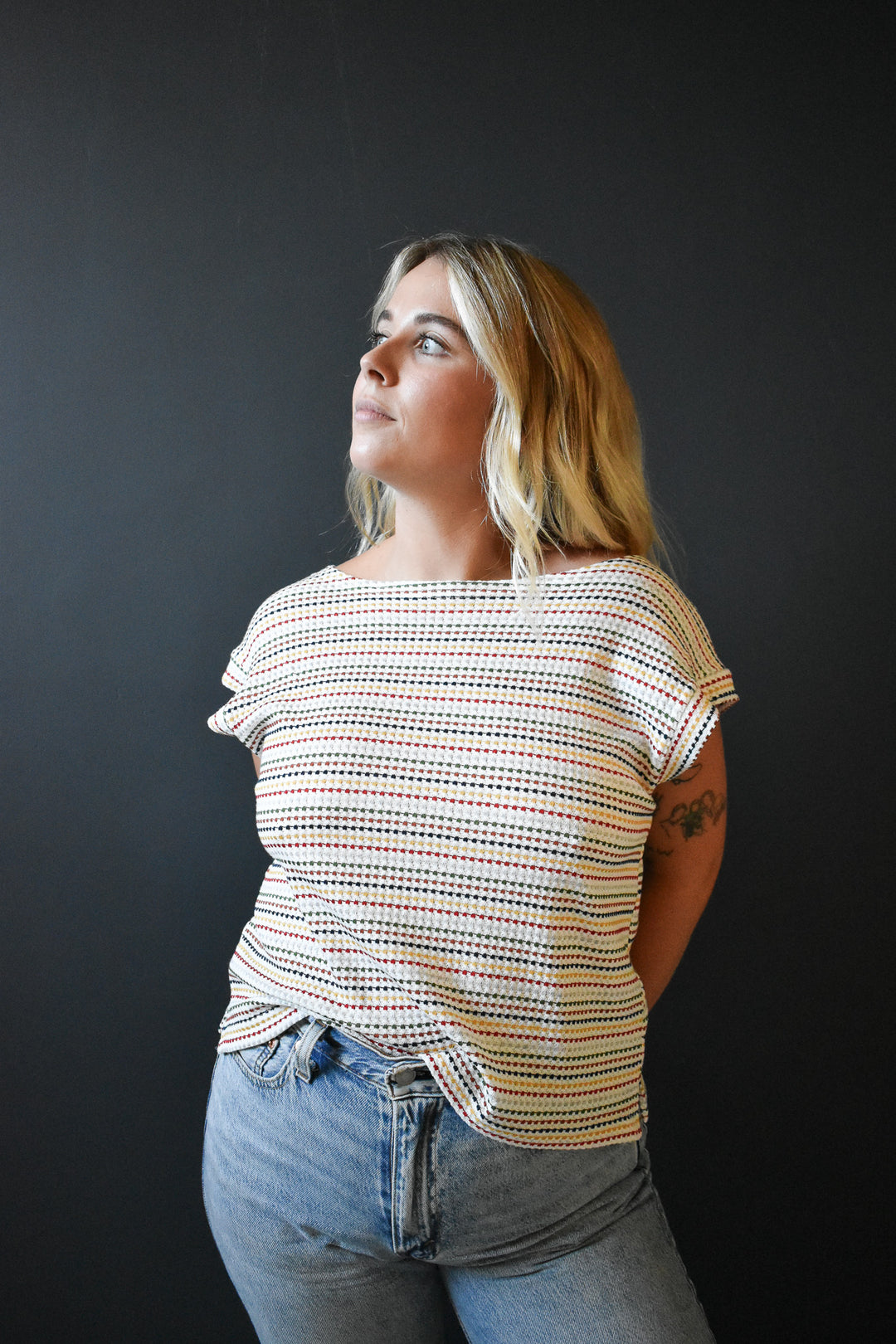 Ellen Cap Sleeve in Confetti