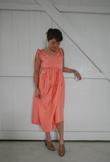 Aisley Dress in Coral Leopard