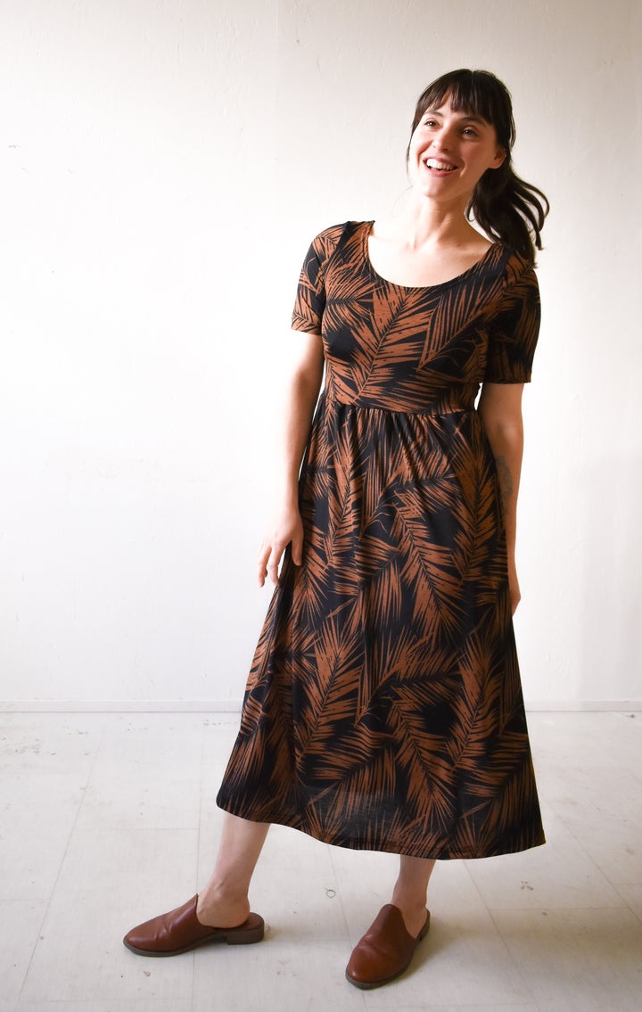 Megumi Dress in Evening Palm