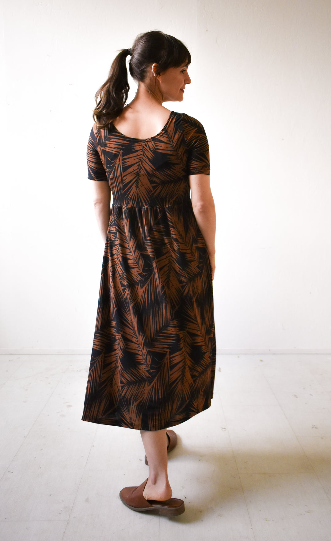 Megumi Dress in Evening Palm