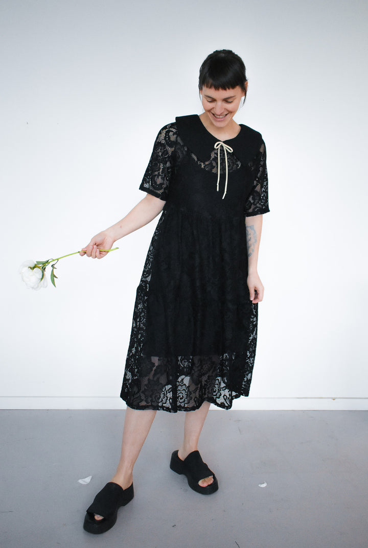 Elise Dress in Onyx