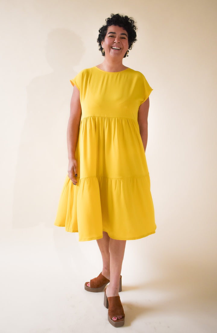 Prism Dress in Saffron