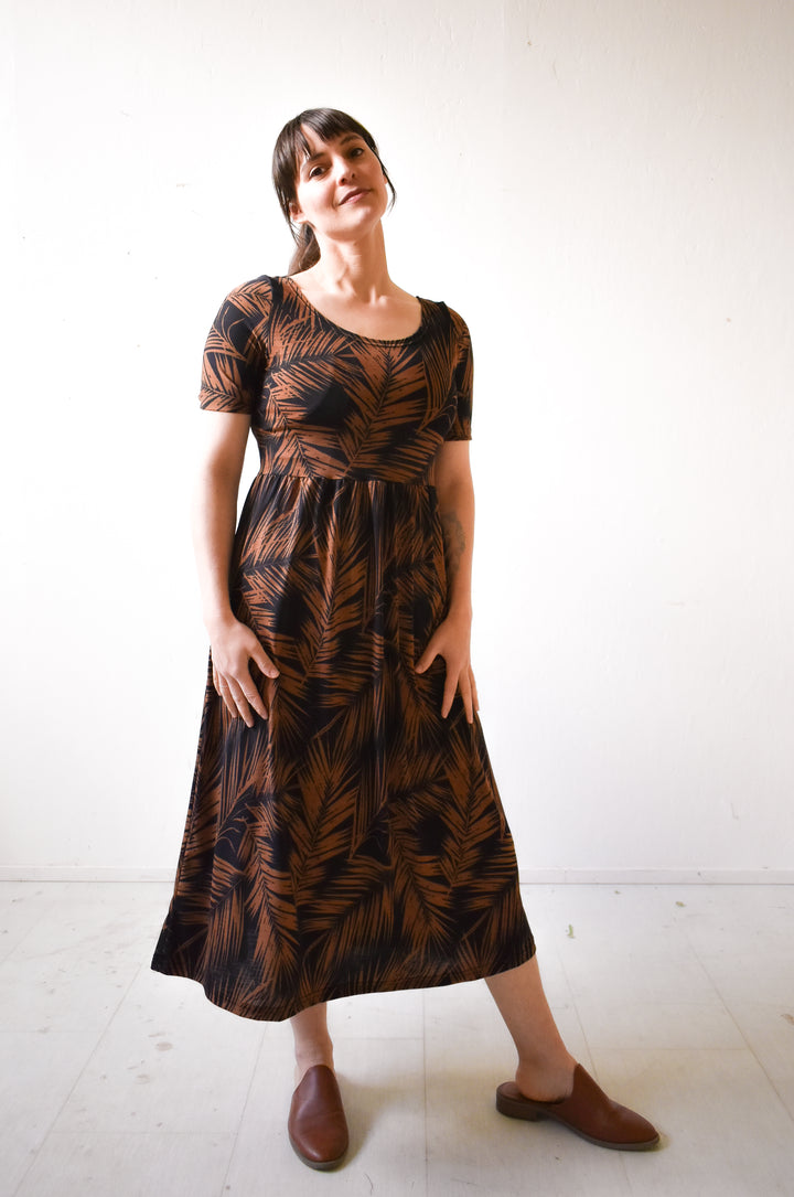 Megumi Dress in Evening Palm