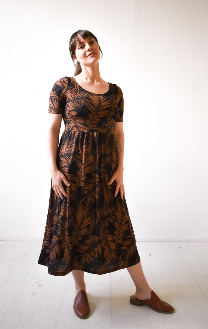 Megumi Dress in Evening Palm