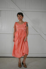 Aisley Dress in Coral Leopard