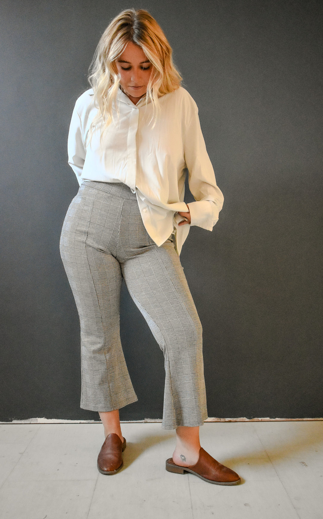 Doppel Pant in Plaid