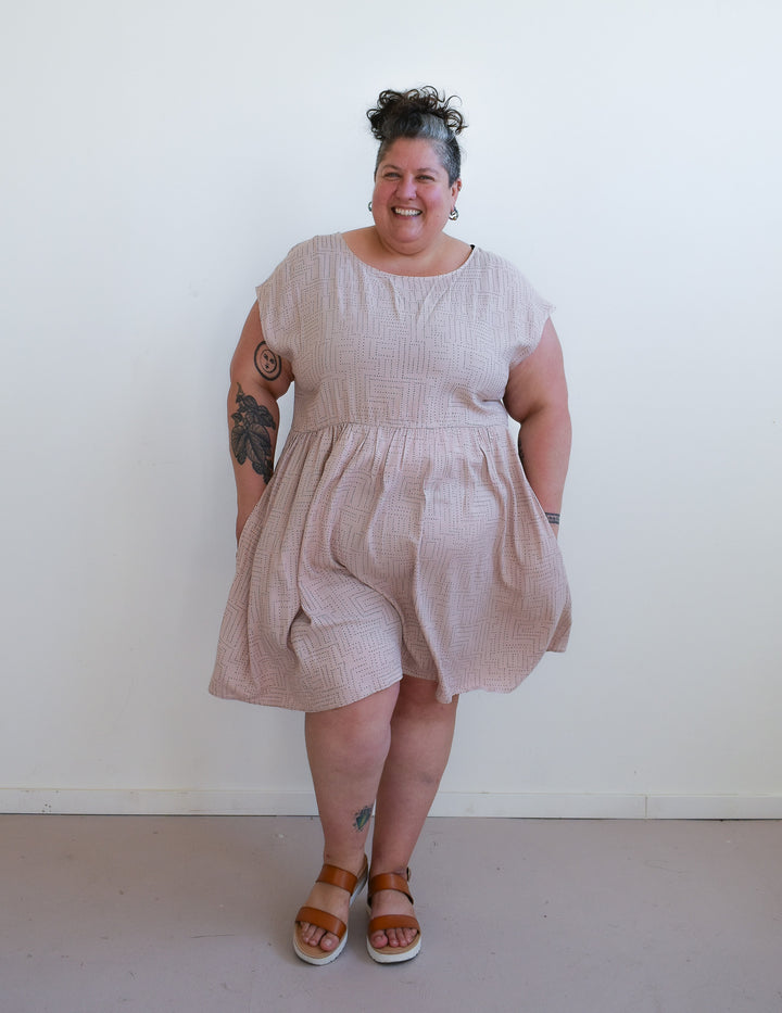 Totally Besties Florence Dress in Pink Maze