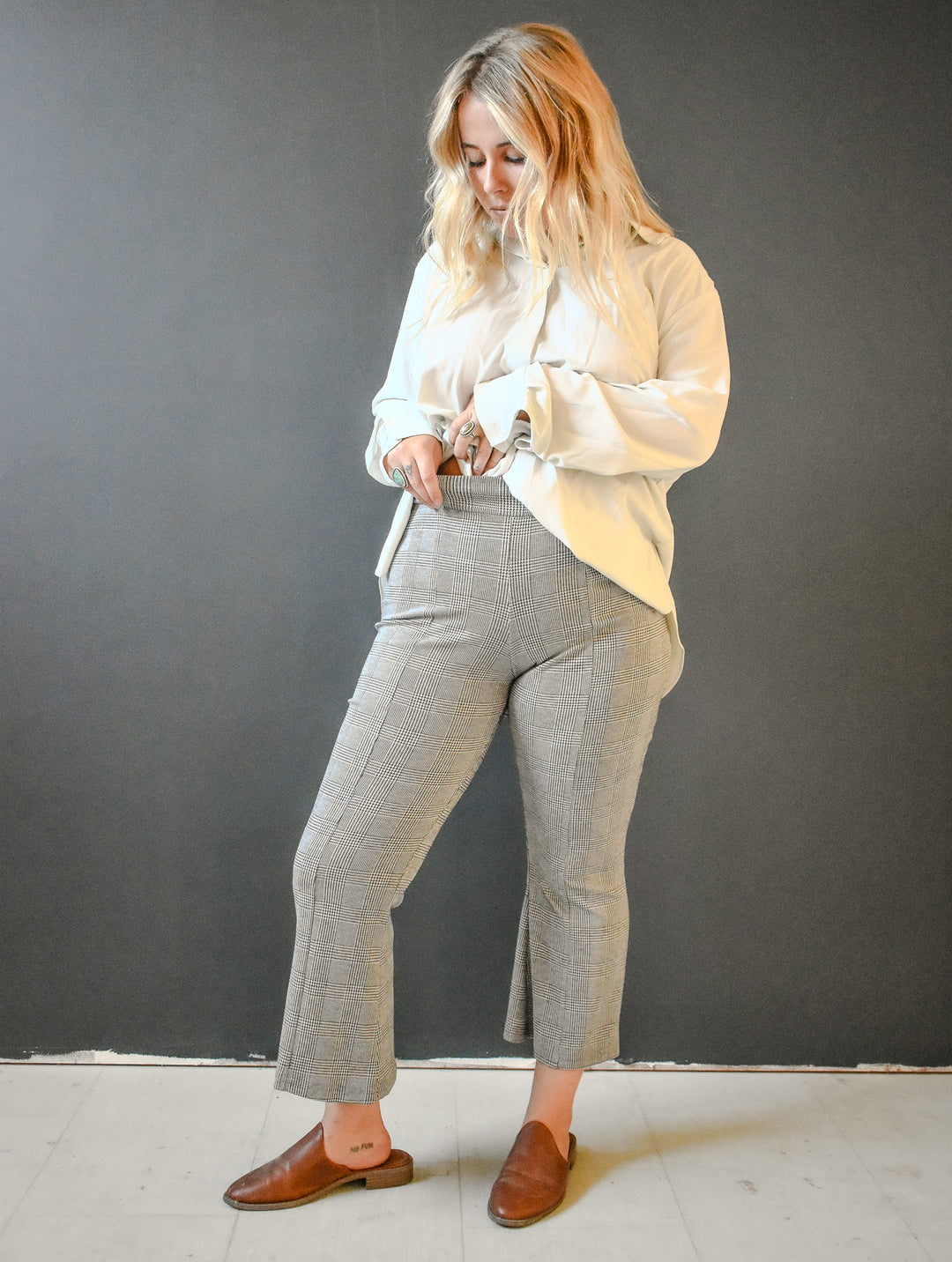 Doppel Pant in Plaid