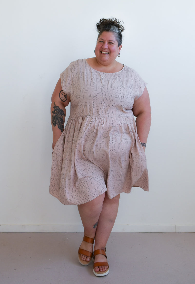 Totally Besties Florence Dress in Pink Maze