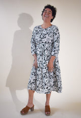 Aster Dress in Semillon Floral
