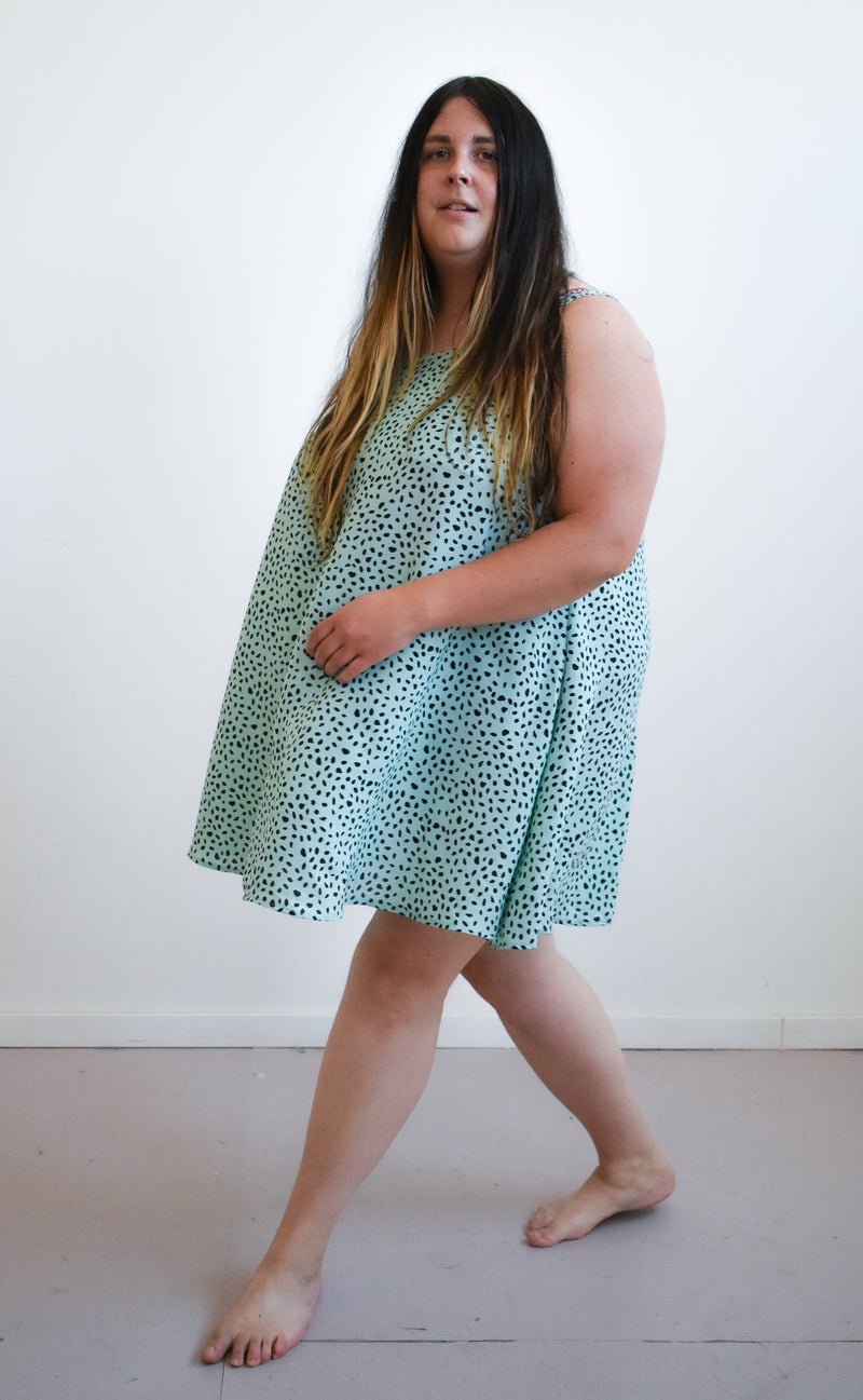 Mint Chip Mini Dress