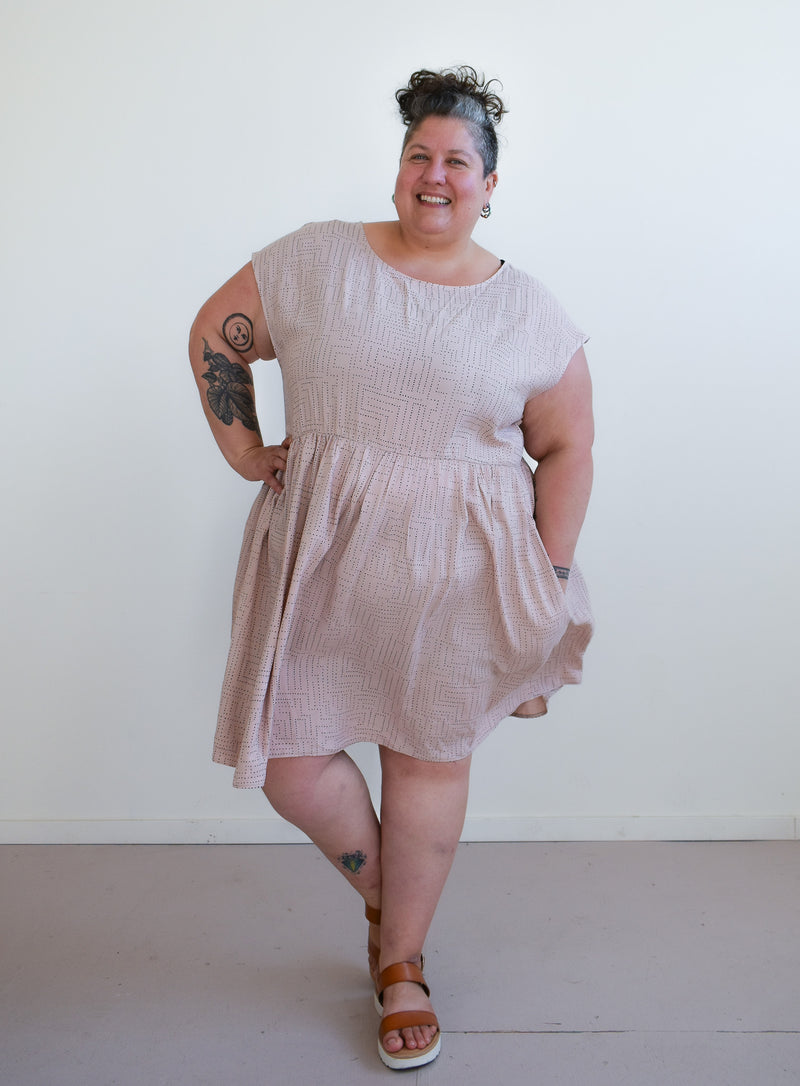 Totally Besties Florence Dress in Pink Maze