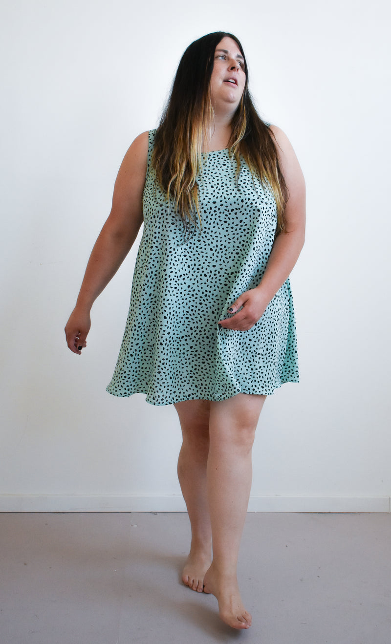 Mint Chip Mini Dress