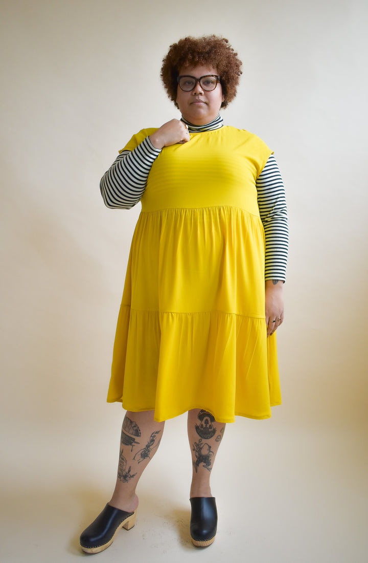 Prism Dress in Saffron