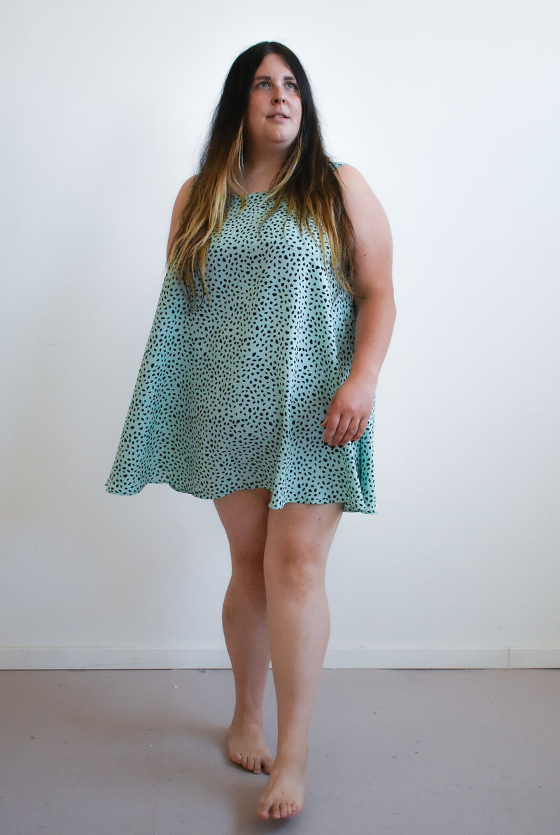 Mint Chip Mini Dress
