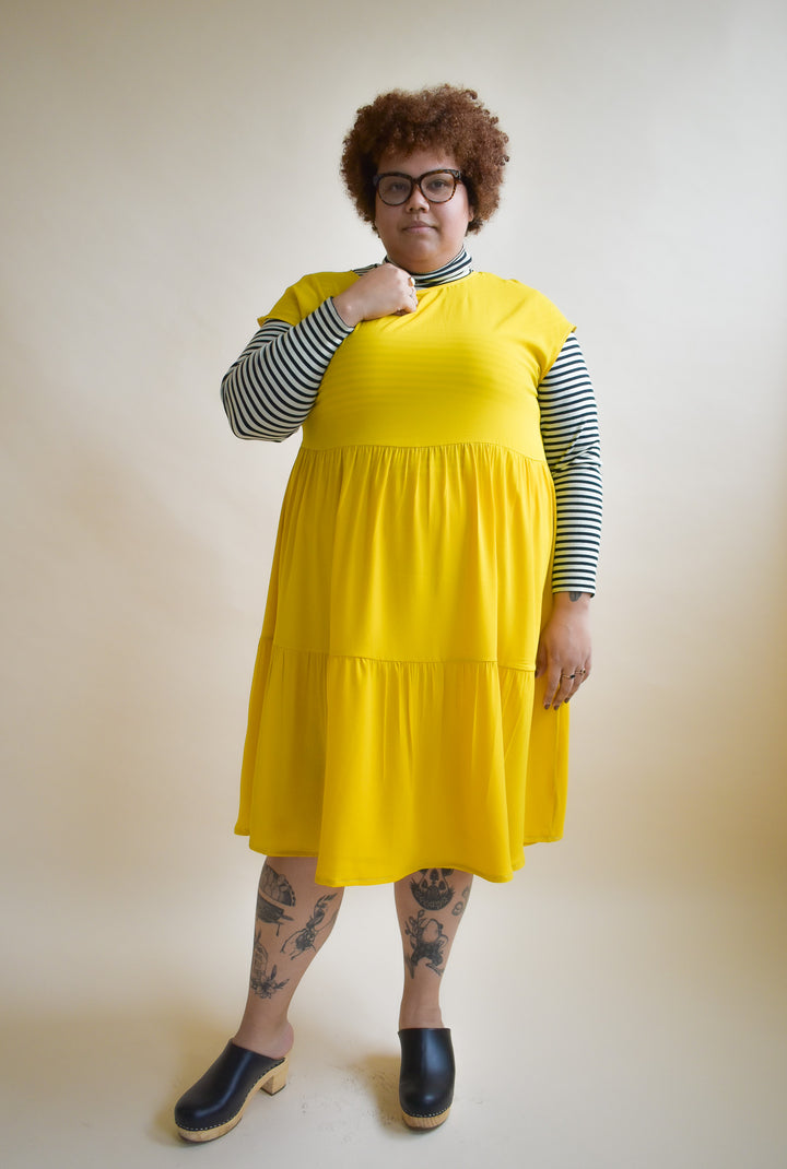 Prism Dress in Saffron