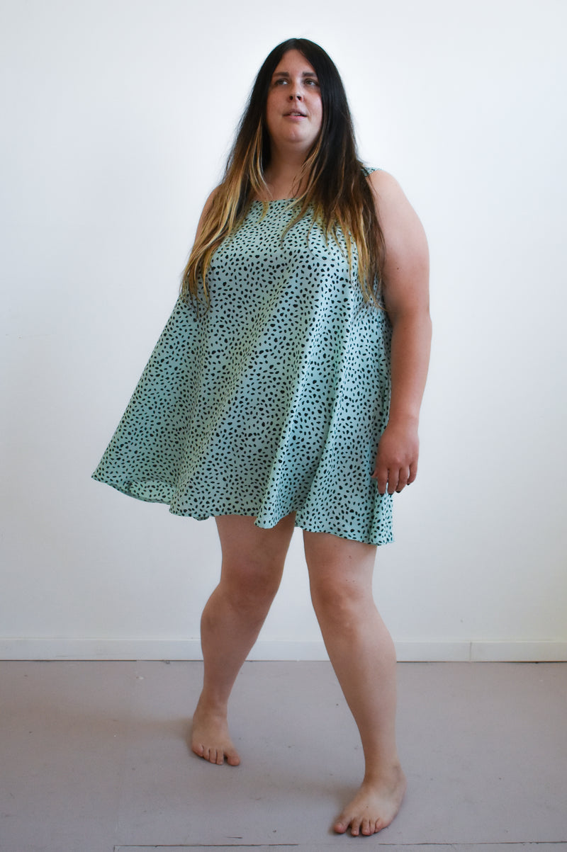 Mint Chip Mini Dress