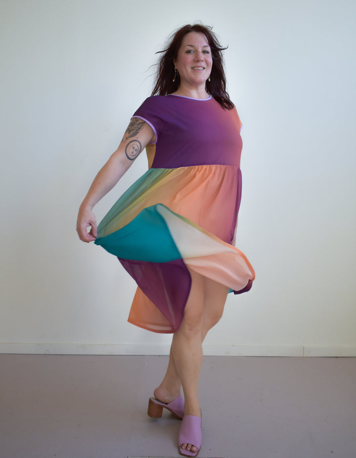 Prism Dress in Sunset
