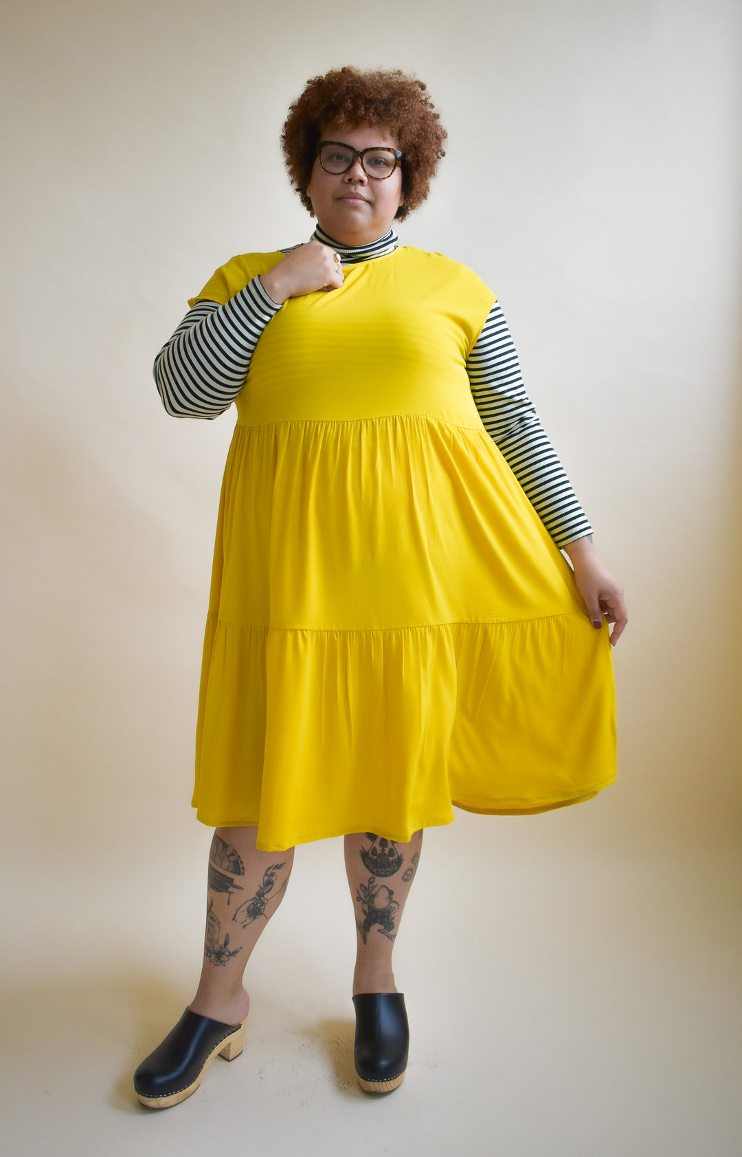 Prism Dress in Saffron