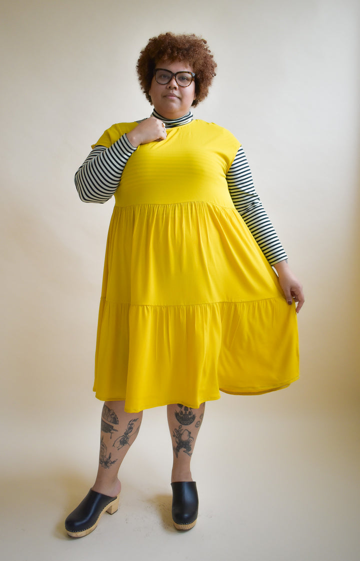 Prism Dress in Saffron