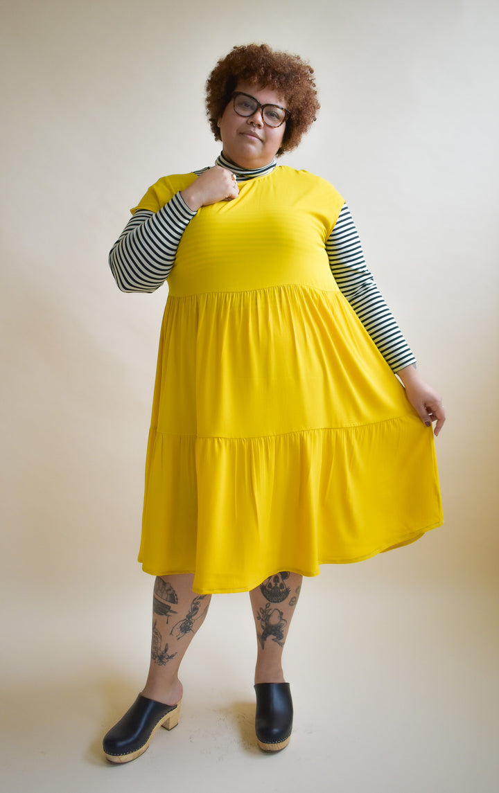 Prism Dress in Saffron
