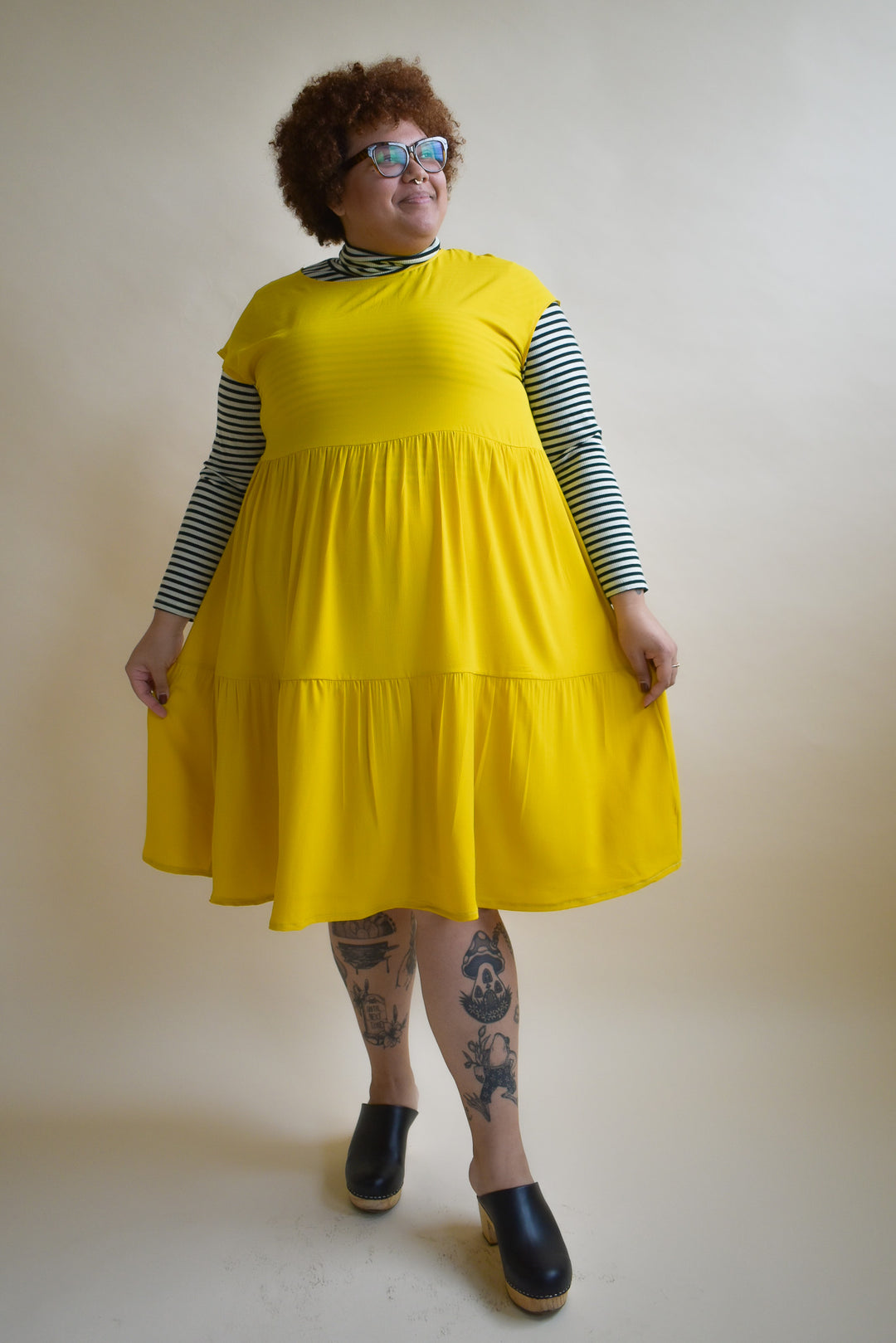 Prism Dress in Saffron