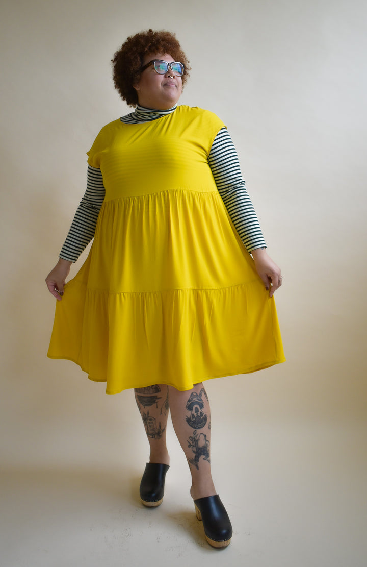 Prism Dress in Saffron