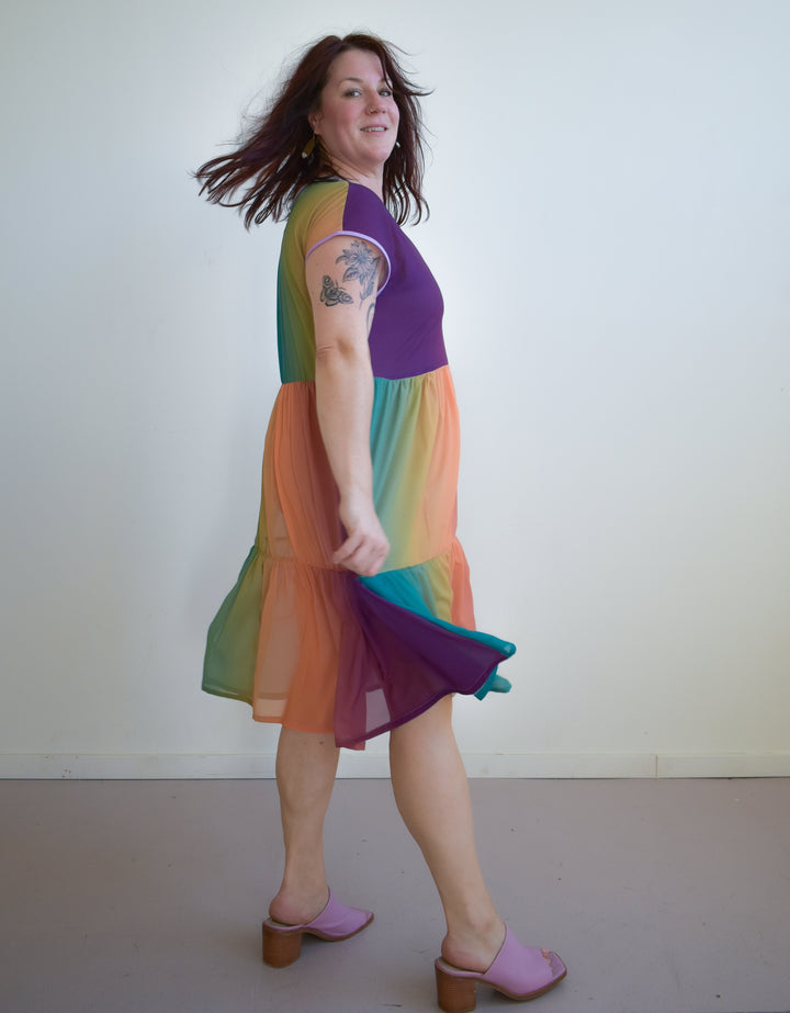Prism Dress in Sunset