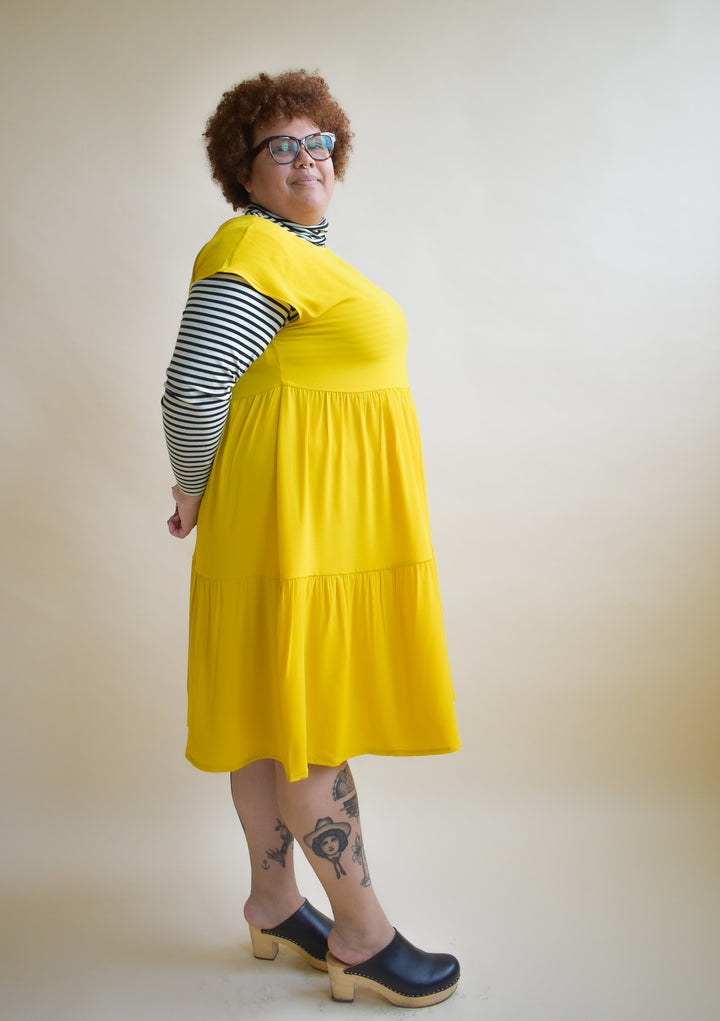 Prism Dress in Saffron