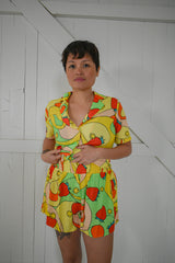 Strawberry Button Down