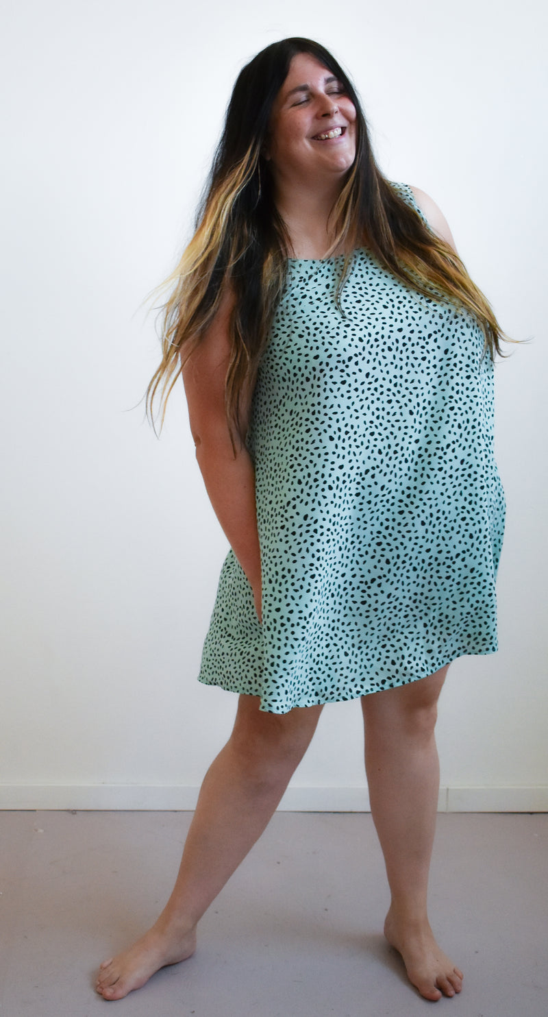 Mint Chip Mini Dress