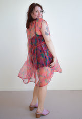 Florence Dress in Watercolor Organza